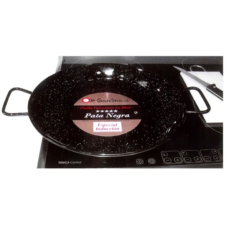 Garcima Induktions-paella-pfanne, Emailliert, 38 Cm, Für 3 Portionen