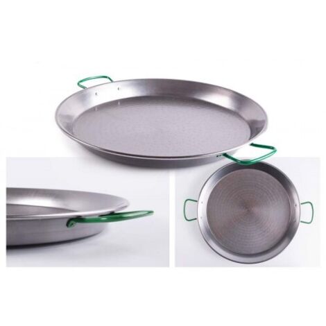 PAELLERA HIERRO PULIDO MARTILLADA 30 CM.