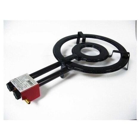 Paellero Gas Butano 2 Fuegos 43Cm Plano S-430