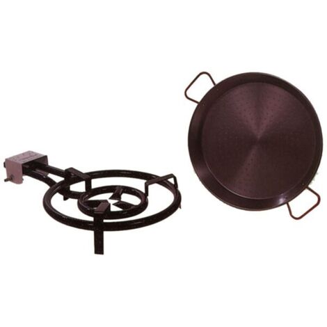 Paellero gas+paella 42cm