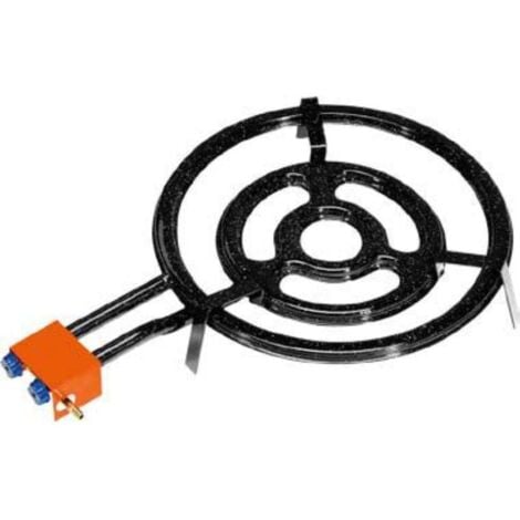 MIBRICOTIENDA PAELLERO PLANO GAS BUTANO L-40 3F - 40 CM