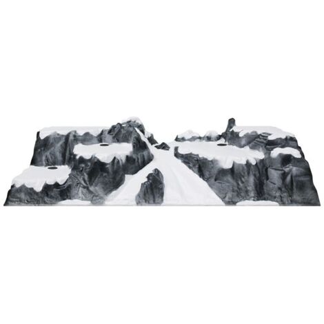 Paesaggio Pista da Sci 120 x 40 x 25 cm