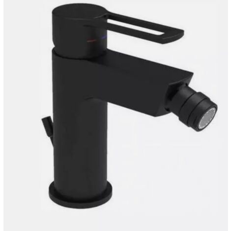 Paffoni Bidetmischer Ringo Serie RIN135NO  Messing - Mattschwarz