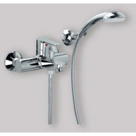 Paffoni Blu series mitigeur bain externe avec inverseur BLU023CR Chromé - Laiton
