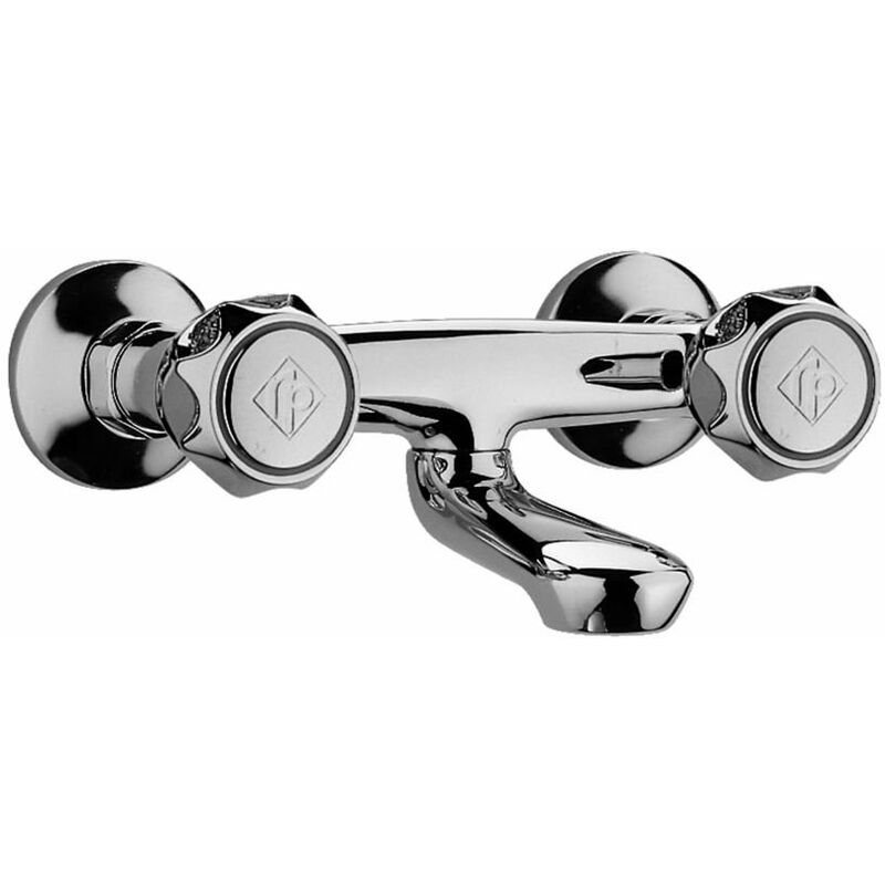 Paffoni Danubio série DA028CR robinet de baignoire extérieur sans douchette Chromé - Laiton