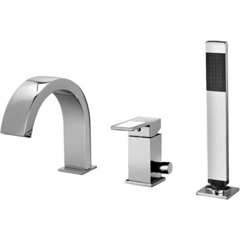 Paffoni Effe - Mitigeur de baignoire, installation 3 trous, chrome EF040CR