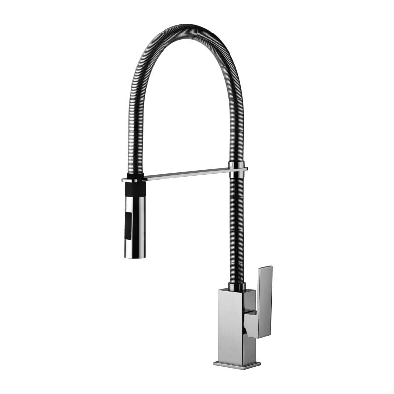 Paffoni - Série EL179CR Mitigeur d'évier avec bec pivotant Chromé - Laiton