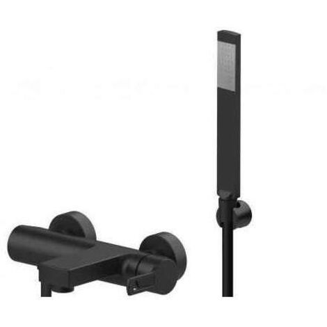 Paffoni externe Wannenbatterie Serie Ringo RIN023NO  Messing - Mattschwarz