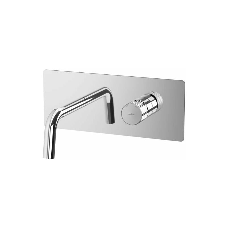 Mélangeur lavabo encastré avec bec l. 123 mm Paffoni Jo series JO104CR Chromé - Laiton