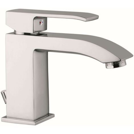 Paffoni Level - Grifo de lavabo con desagüe, cromo LES075CR