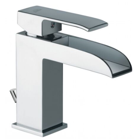 Paffoni Level - Mitigeur de lavabo avec vidage, inox LES065ST