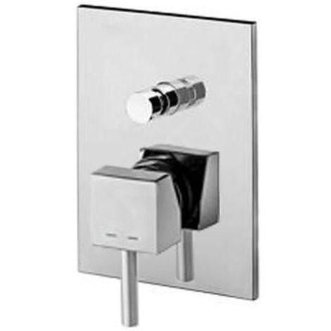 Paffoni Level - Mitigeur encastré avec corps, pour 2 sorties, chrome LEA015CR