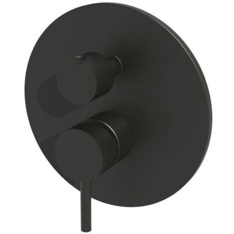 Paffoni Light - Mitigeur encastré pour 2 sorties, noir mat LIG018NO