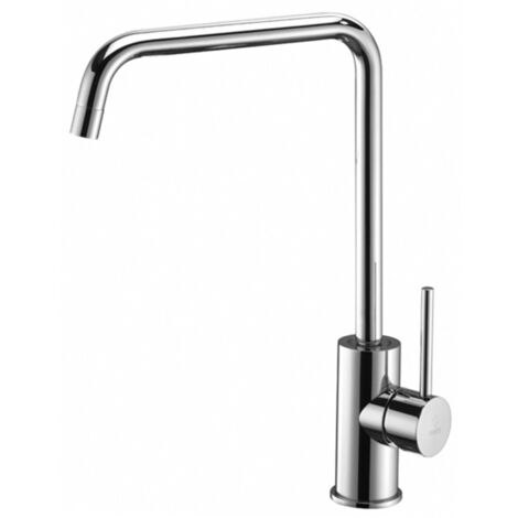 Paffoni Light Serie Spültisch-Einhandmischer mit schwenkbarem Auslauf LIG980CR  Verchromt - Messing