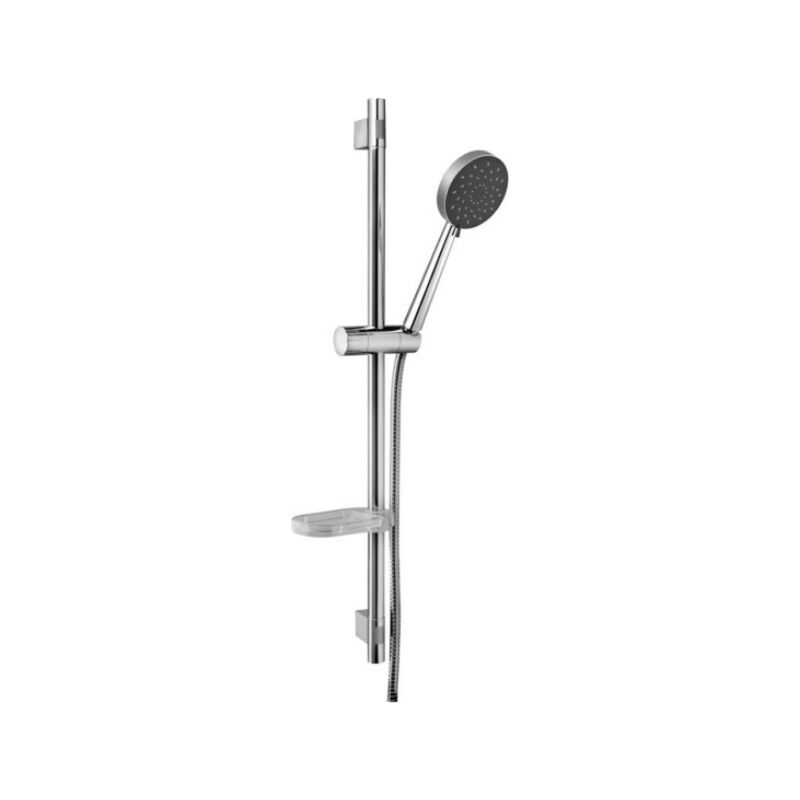 Paffoni - luna rail coulissant complet ZSAL206CR Chromé - Laiton