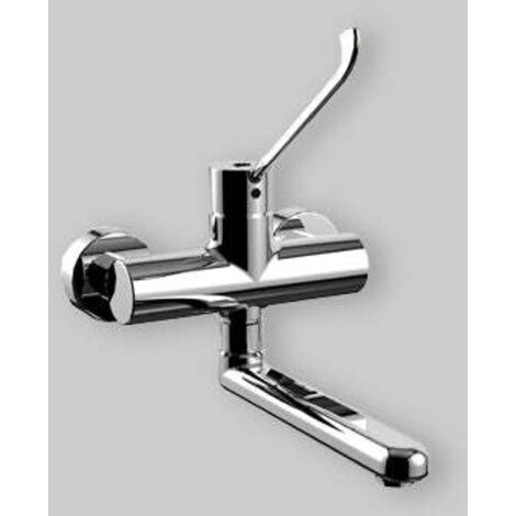 Paffoni Miscelatore lavello a parete con leva clinica Candy cromo CA302CR