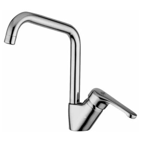 Paffoni Birillo Bi08193 Miscelatore lavabo canna lunga con prolunga 10 cm e  foro per asta verticale cromo