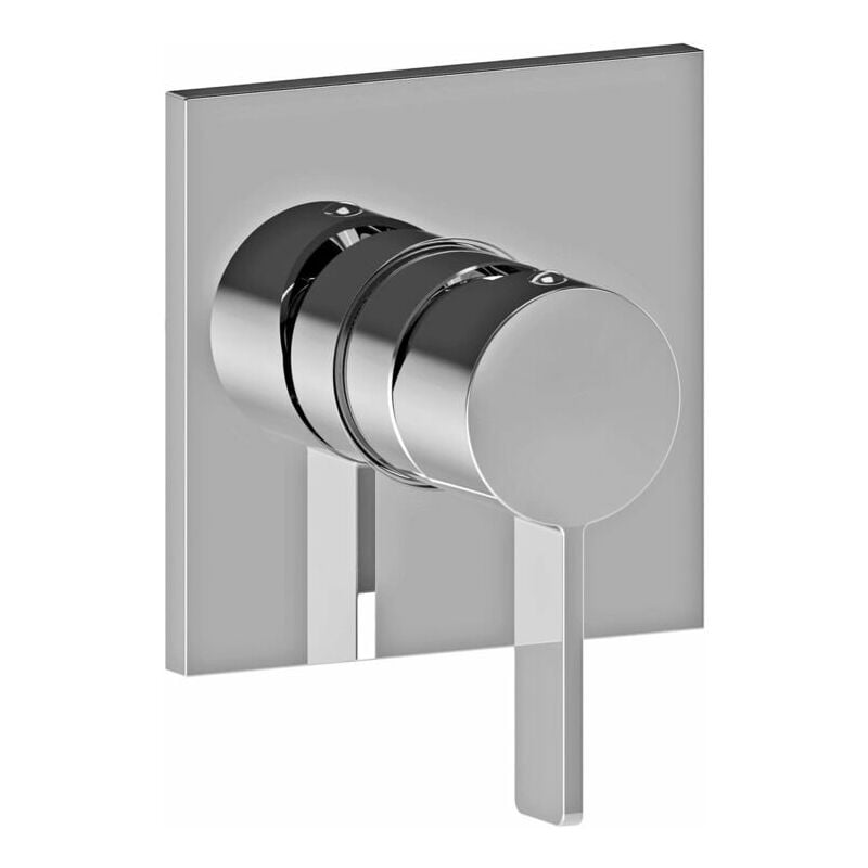 Mitigeur de douche encastré 1 sortie série Rock RO010CR Chromé - Laiton - Paffoni