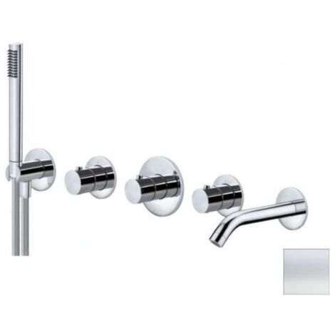 Paffoni Modular Box - Mitigeur thermostatique encastré, pour 2 sorties, blanc mat MDE001BO