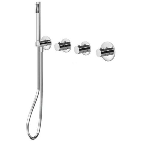 Paffoni Modular Box - Mitigeur thermostatique encastré, pour 2 sorties, chrome MDE000CR