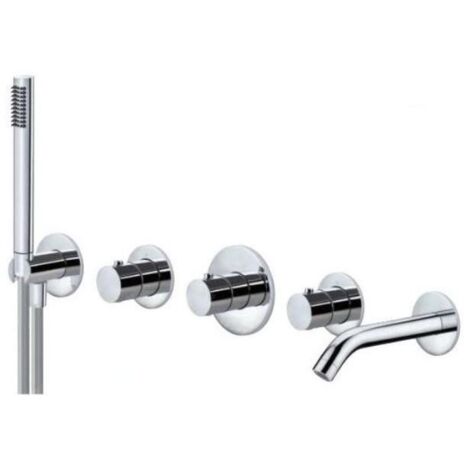 Paffoni Modular Box - Mitigeur thermostatique encastré, pour 2 sorties, chrome MDE001CR