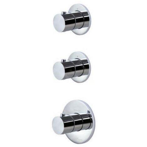 Paffoni Modular Box - Mitigeur thermostatique encastré, pour 2 sorties, chrome MDE018CR