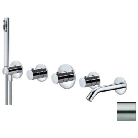 Paffoni Modular Box - Mitigeur thermostatique encastré, pour 2 sorties, inox MDE001ST
