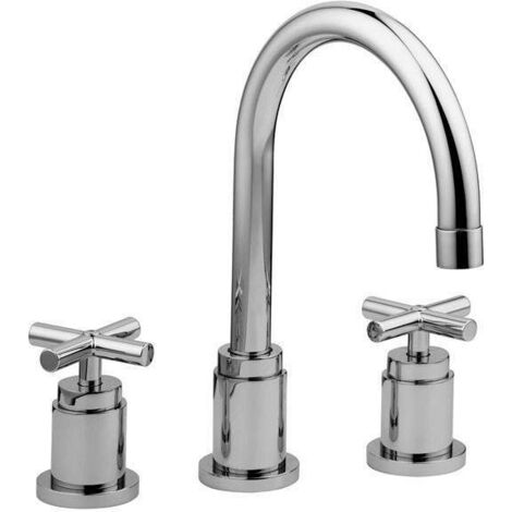 Paffoni Quattro Serie Waschtischbatterie mit schwenkbarem Auslauf QTV055CR Verchromt - Messing