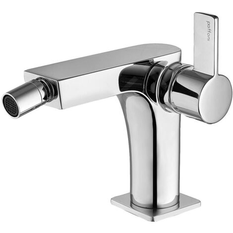 Paffoni Rock series bidet mixer with Clic-Clac waste RO131KCR  Chromé - Laiton