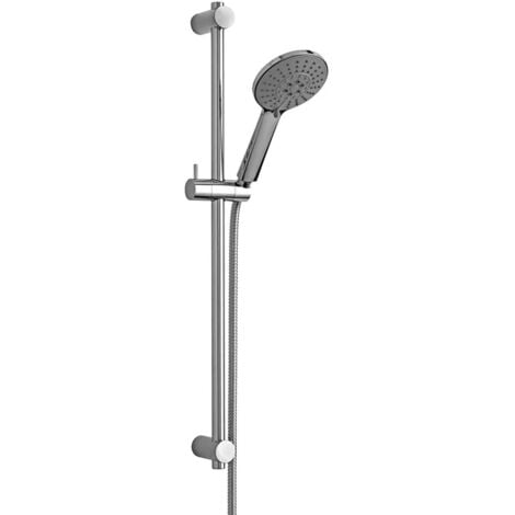 Paffoni - Saliscendi Brio Completo Di Asta Ø20,5X730 Mm Di Lunghezza In Metallo Con Supporti Regolabili In Abs