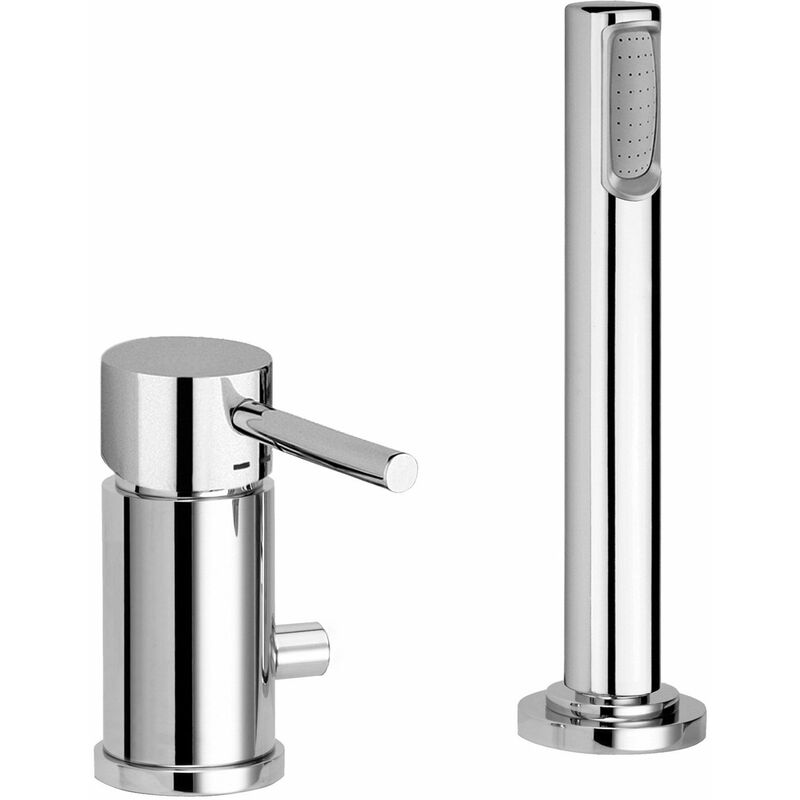 Série Birillo baignoire mitigeur BI041LCR Chromé - Laiton - Paffoni