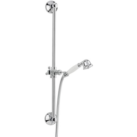 Paffoni Set doccia Paffoni Ricordi Vintage con asta doccia da 60 cm, cromo (ZSAL010)