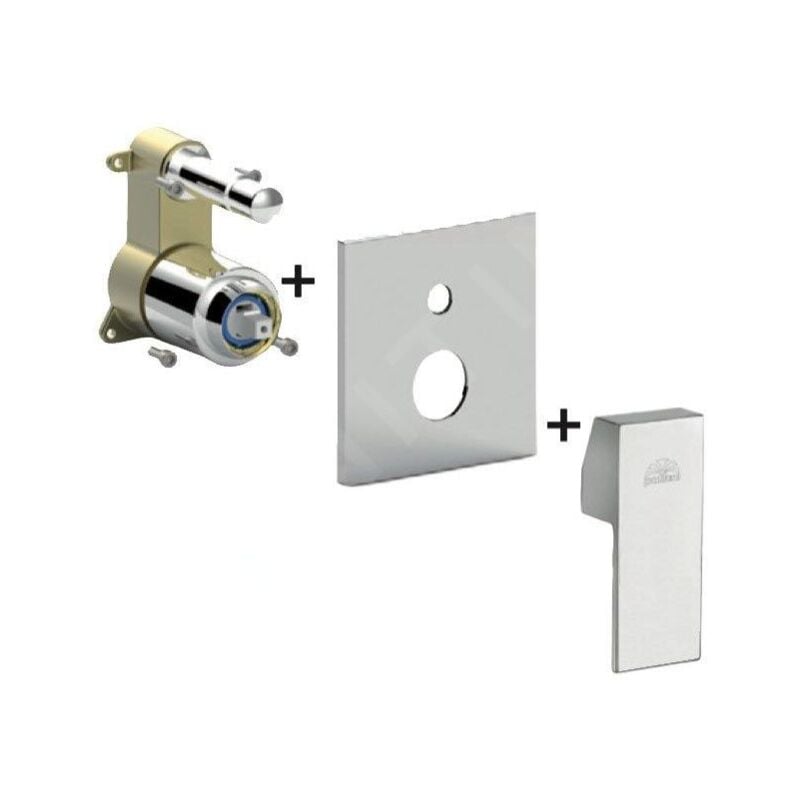 West - Mitigeur encastré pour 2 sorties, chrome WSBOX015CR - Paffoni