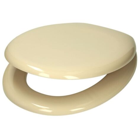 PAGETTE WC-Sitz Rondo mit Edst.-Bef., Duroplast, bahamabeige