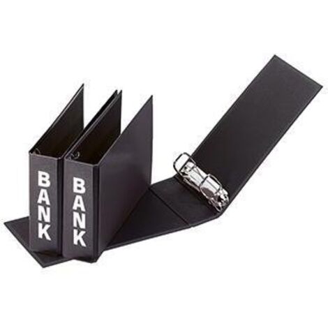 PAGNA Bankordner Basic Colours 40801-01 25x14x5cm Pappe schwarz
