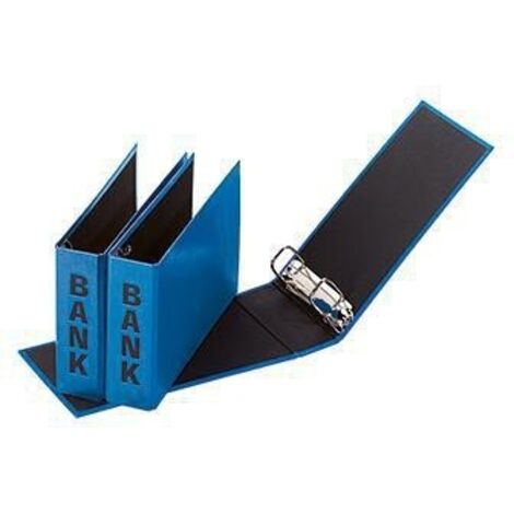 PAGNA Bankordner Basic Colours 40801-06 25x14x5cm Pappe blau