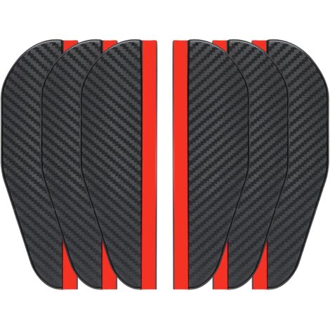 paia di coperture antipioggia per specchietti retrovisori, coperture antipioggia per specchietti retrovisori, coperture antipioggia idrofobiche con motivo in fibra di carbonio, accessori per specchiet