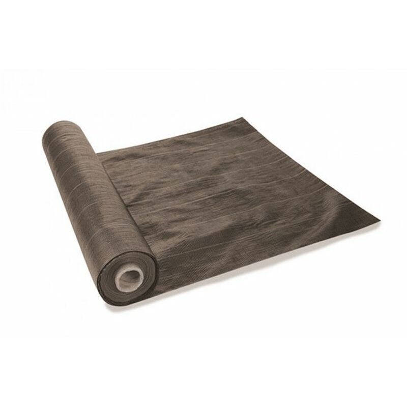 Toile de paillage hors sol - 100 g/m² - 4,20 m x 100 m - Marron - Marron