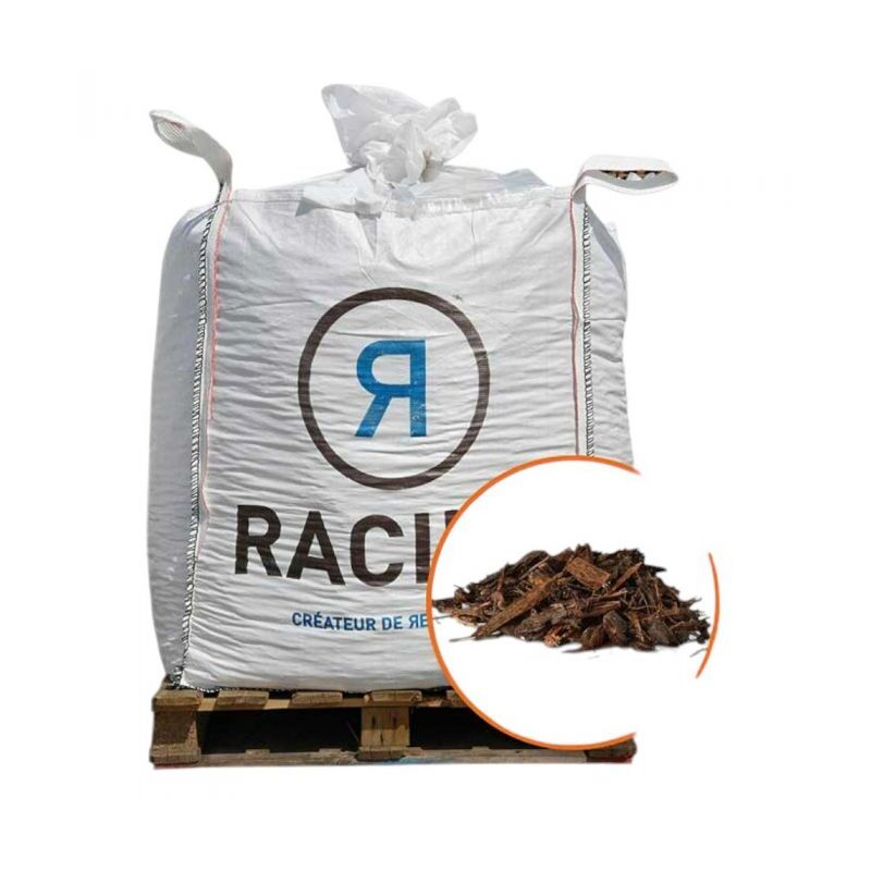 Racine - Paillage écorce de pin sylvestre 20/40mm, Big bag 1m3 - PRO67