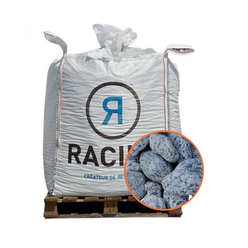 Paillage minéral Galet marbre pigat 25-40mm, Big bag 500 kg - F-PAI079