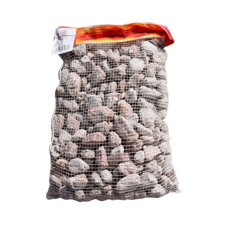 Paillage minéral Galet marbre rouge 25-40mm, sac 20 kg - F-PAI070