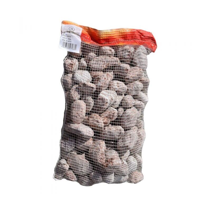 Paillage minéral Galet marbre rouge 40-60mm, sac 20kg - F-PAI071