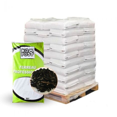 Paillage organique du potager 100% naturel, 48 sacs de 50 l - PRO217-48x50L