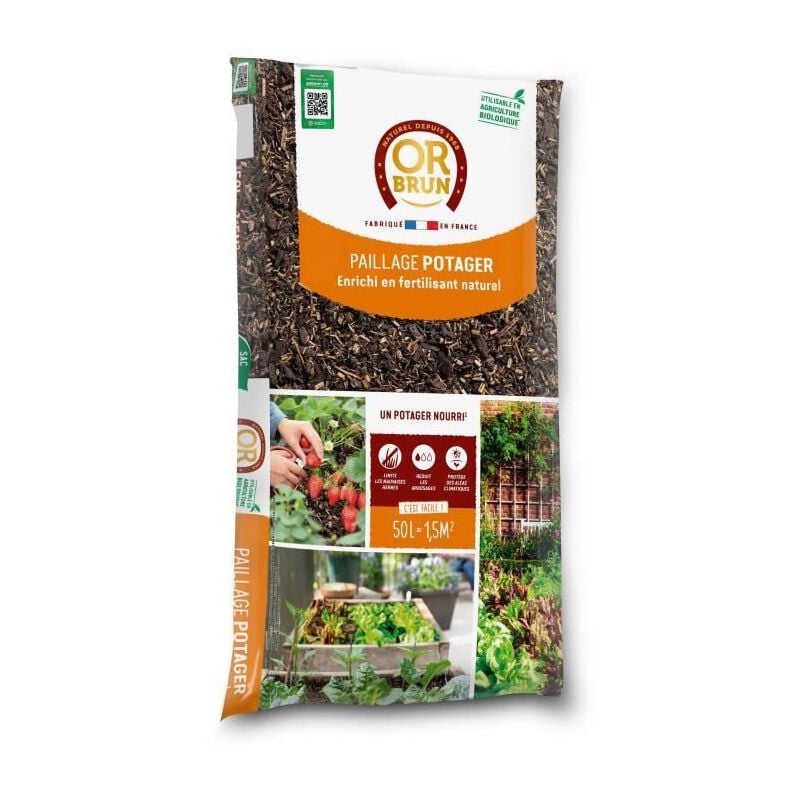 Or Brun - Paillage potager 4 actions OBRPFPO50N - 50