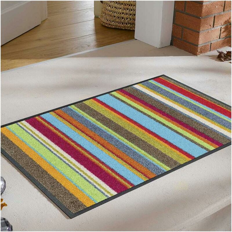 

Multicolor de poliamida Stripila KT Paillasson - Multicolore