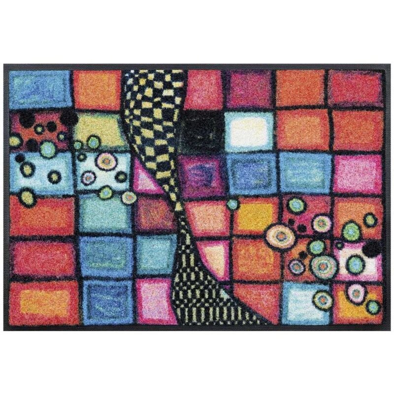 Paillasson tiger 50x75 multicolore tissé