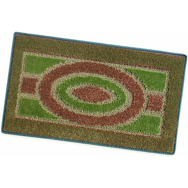 Emmevi Mv S.p.a. - Paillasson Absorbant Doux et Antidérapant Rectangulaire Vert - 40x70 cm