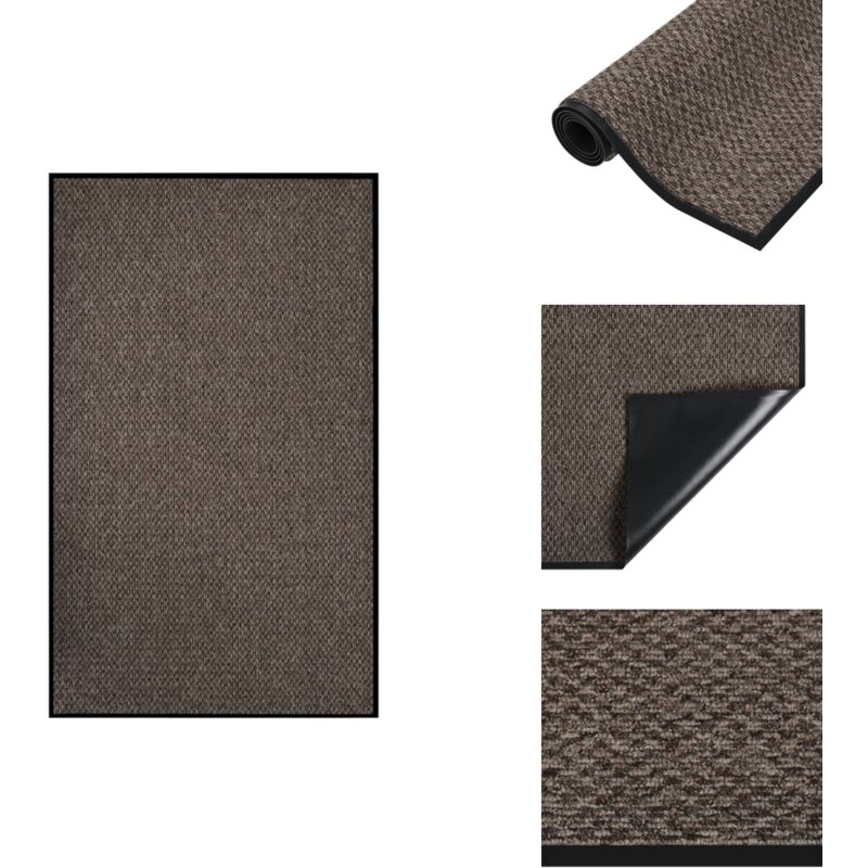 Paillasson Beige 90x150 cm - Tapis D'entrée - Paillasson Intérieur - Paillasson Extérieur - Tapis Absorbant - Tapis Résistant à L'eau