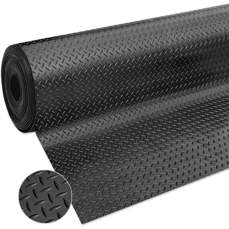 Emmevi Mv S.p.a. - Paillasson gomme Tapis Isolant Antidérapant Antichoc Différentes Tailles gomme Noir - 120x180 cm