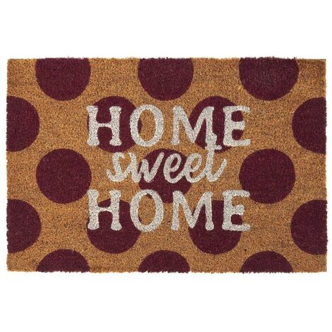 Paillasson Coco 40x60 cm pois Home Sweet Home